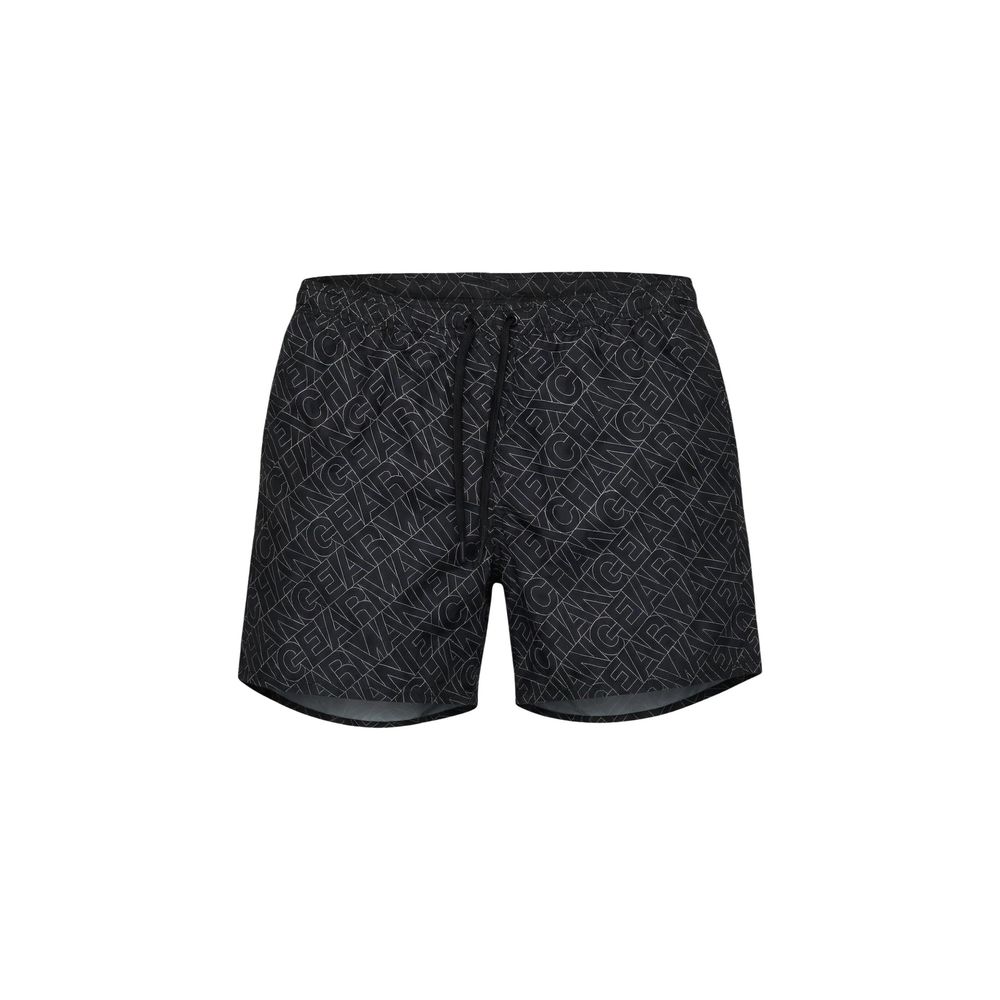 Armani Exchange Schwarze Badeshorts aus Polyester