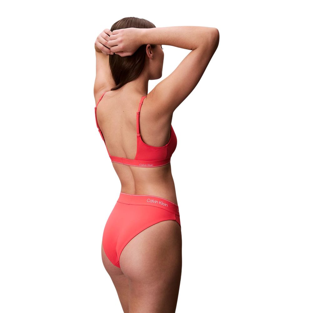 Calvin Klein Jeans Orange Bikini aus recyceltem Polyester