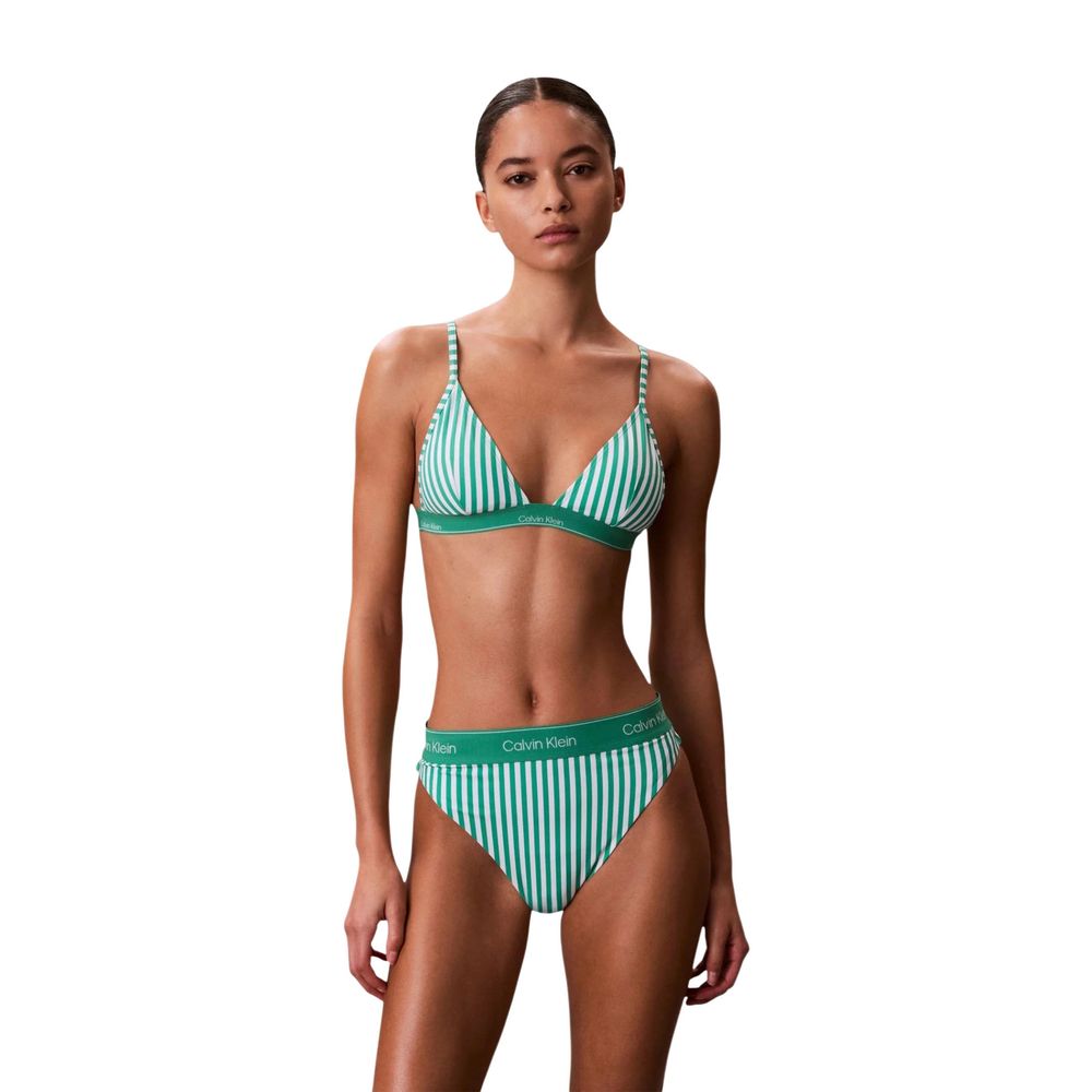 Calvin Klein Jeans Bicolor Bikini aus recyceltem Polyester