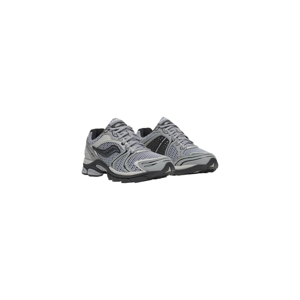 Saucony Graue Synthetik-Athletik-Sneakers