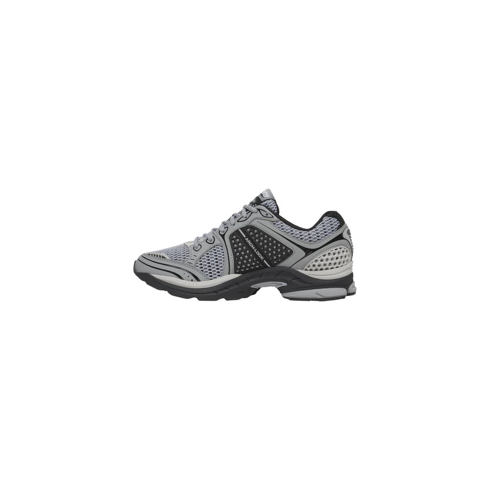 Saucony Graue Synthetik-Athletik-Sneakers
