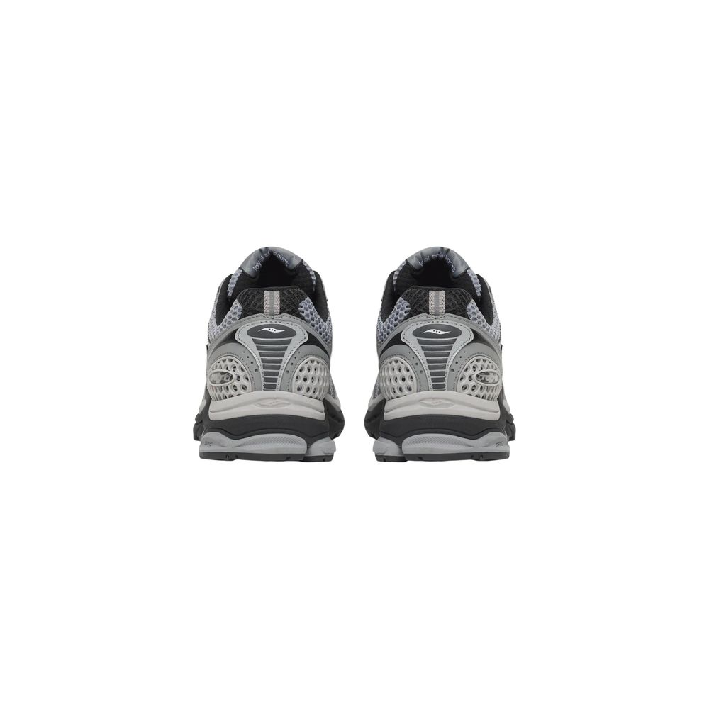 Saucony Graue Synthetik-Athletik-Sneakers