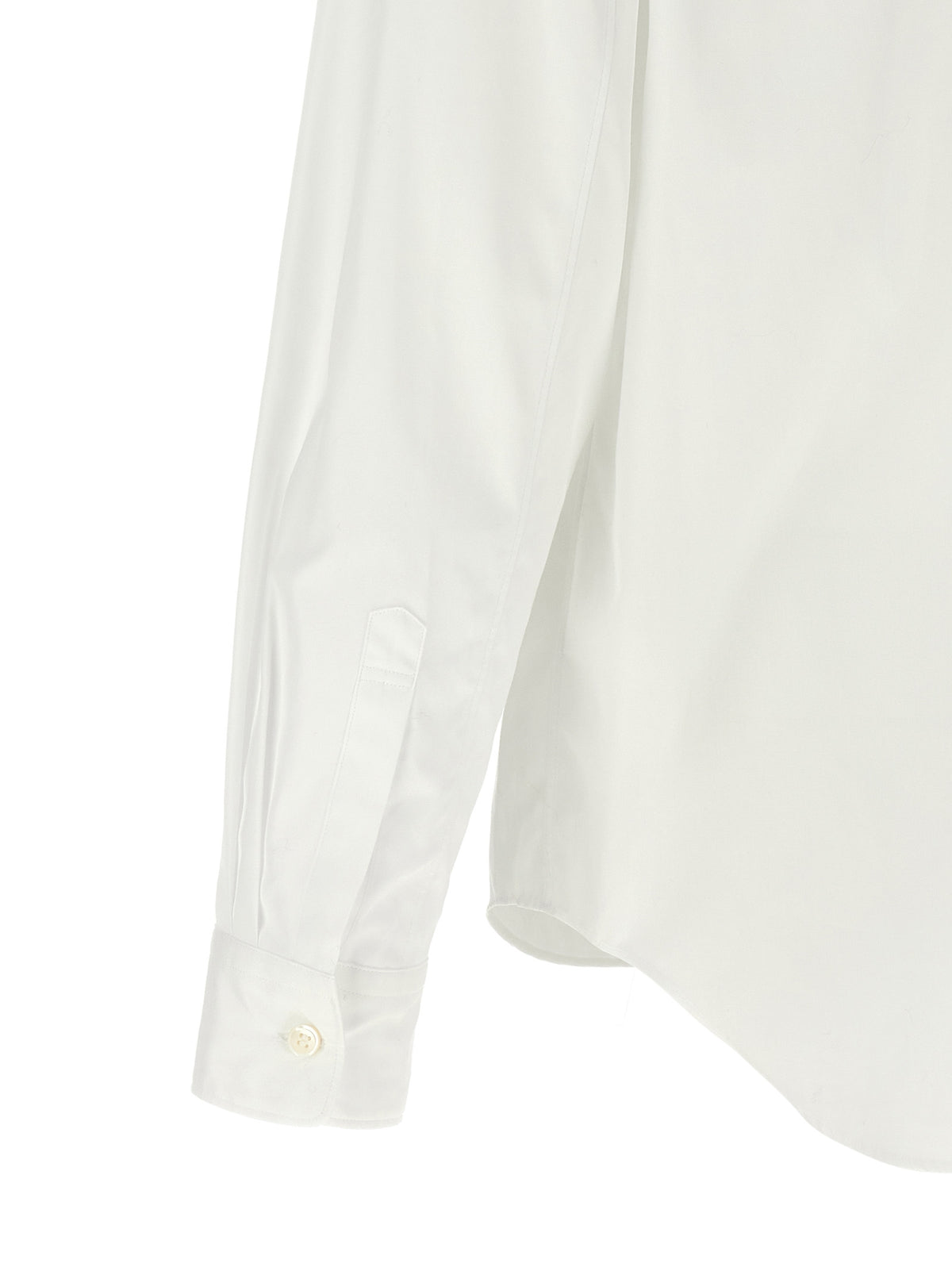 Comme Des Garçons Weiße Baumwollbluse