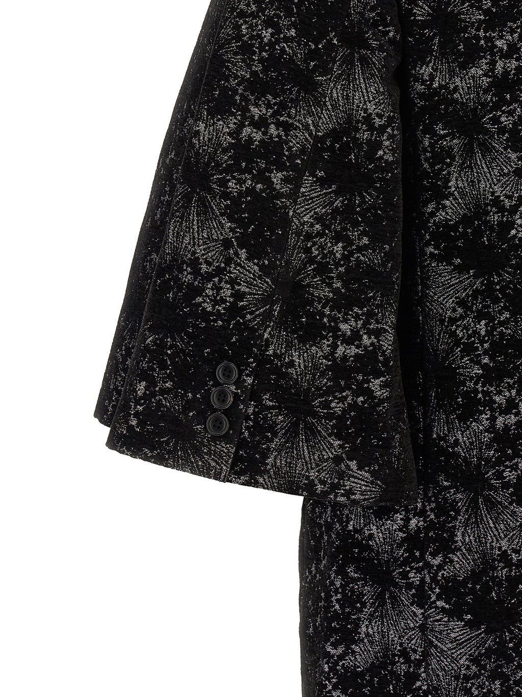 Comme Des Garçons Schwarzer Polyester-Blazer