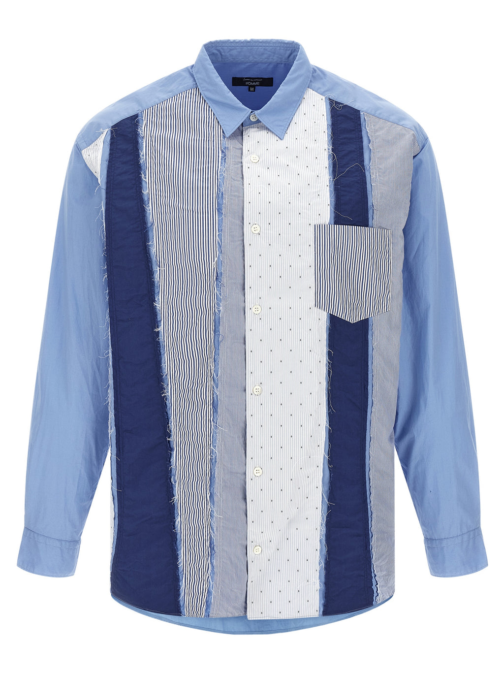Comme Des Garçons blaue Baumwollbluse