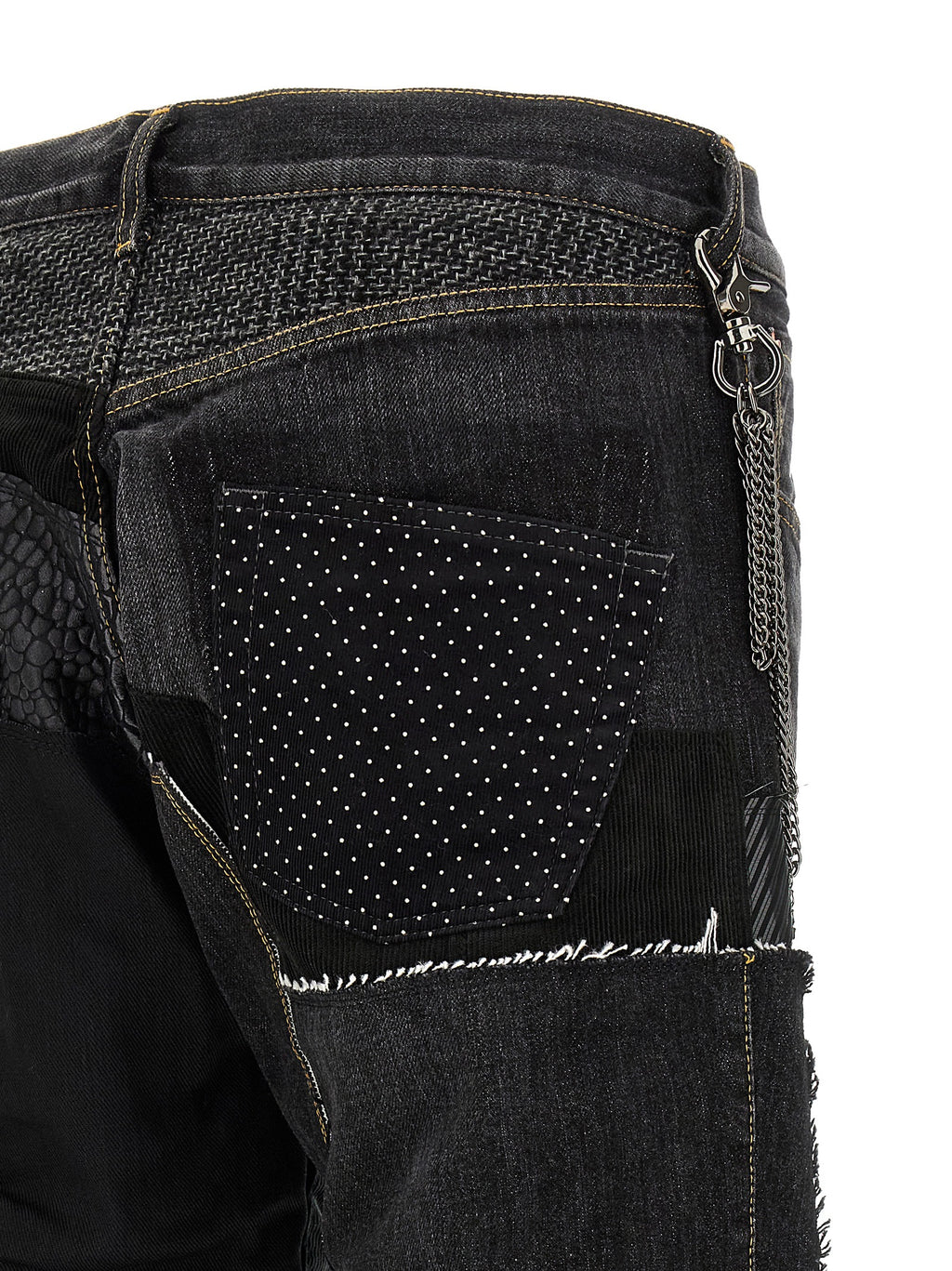 Junya Watanabe Blue Cotton Jeans Denim