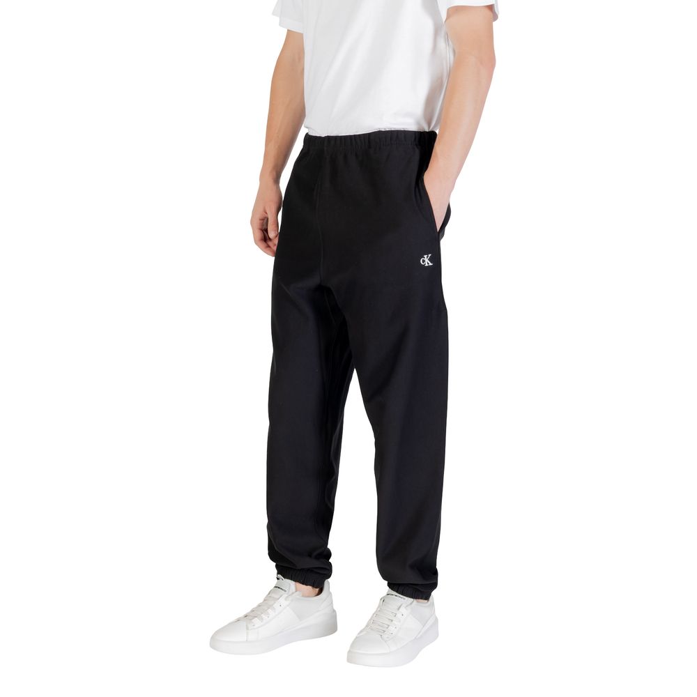 Calvin Klein Jeans Pantalon de jogging noir en coton (Pantalon d'entraînement)
