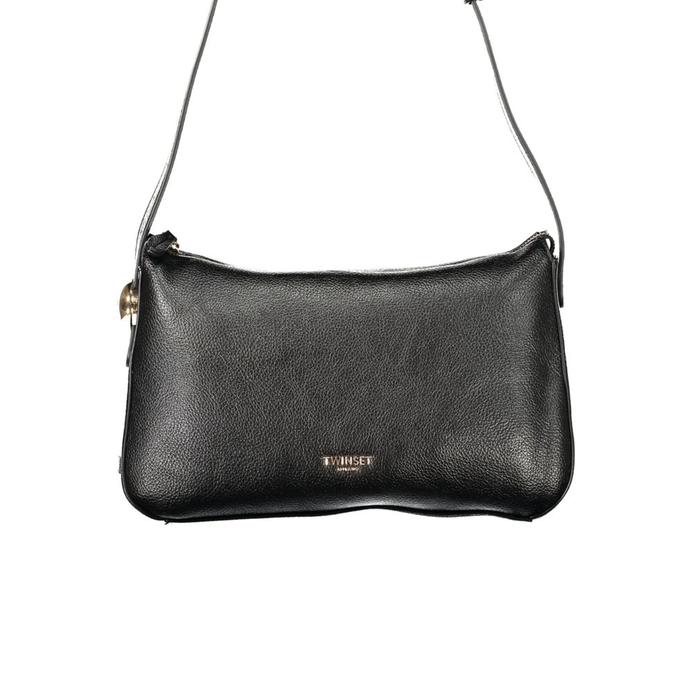 Twinset Schwarze Damenhandtasche aus Polyurethan