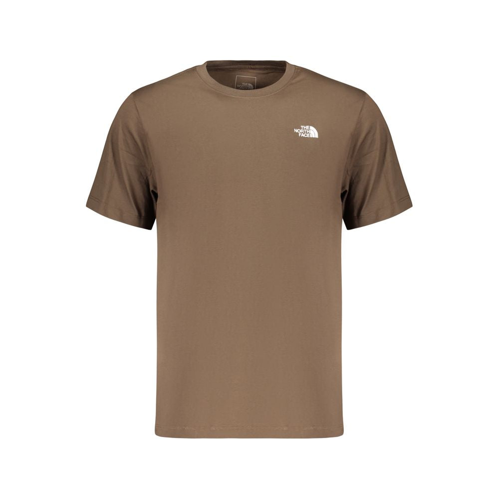 The North Face Braunes Herren-T-Shirt aus Baumwolle