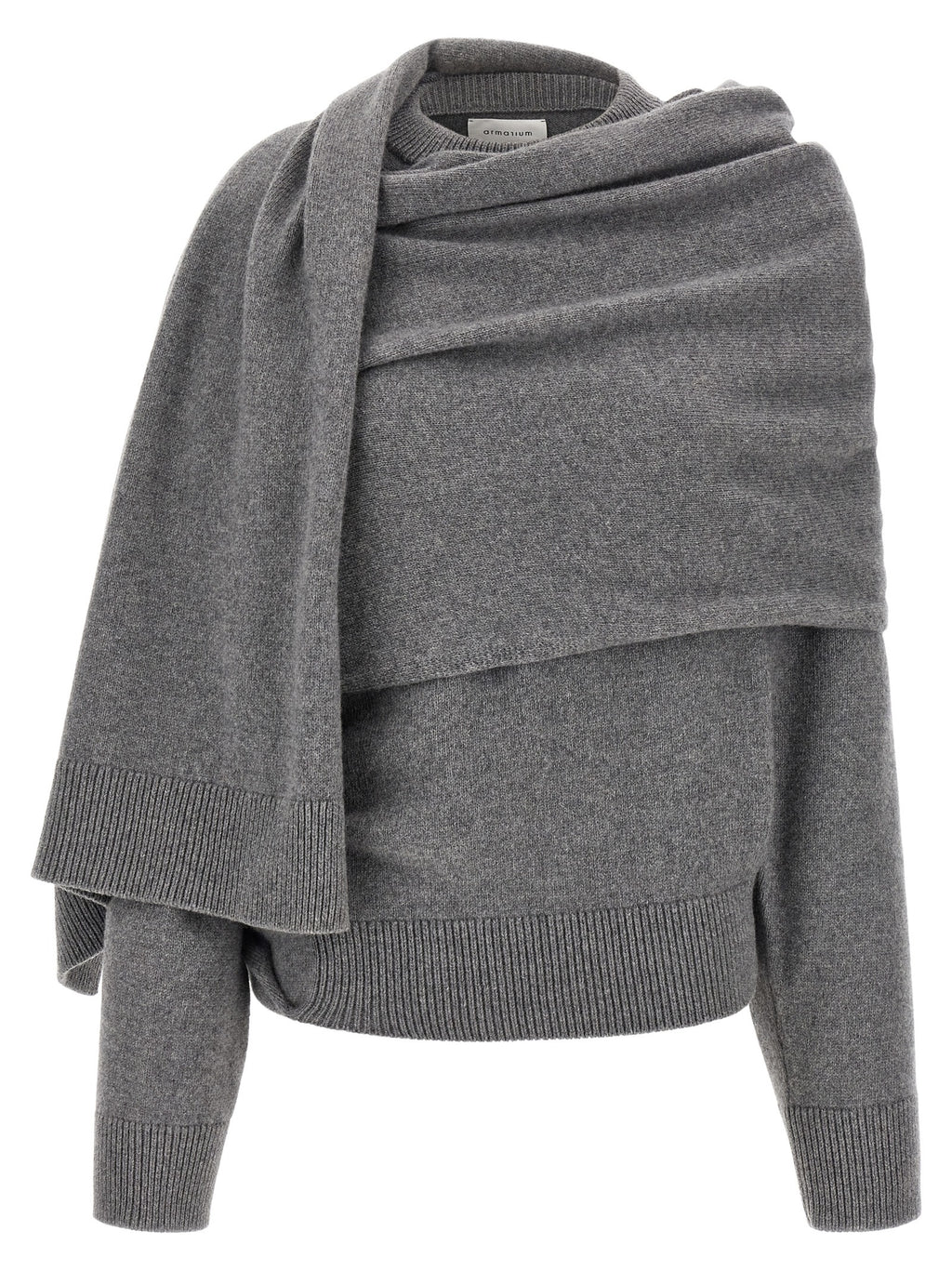 Armarium grauer Wollcardigan