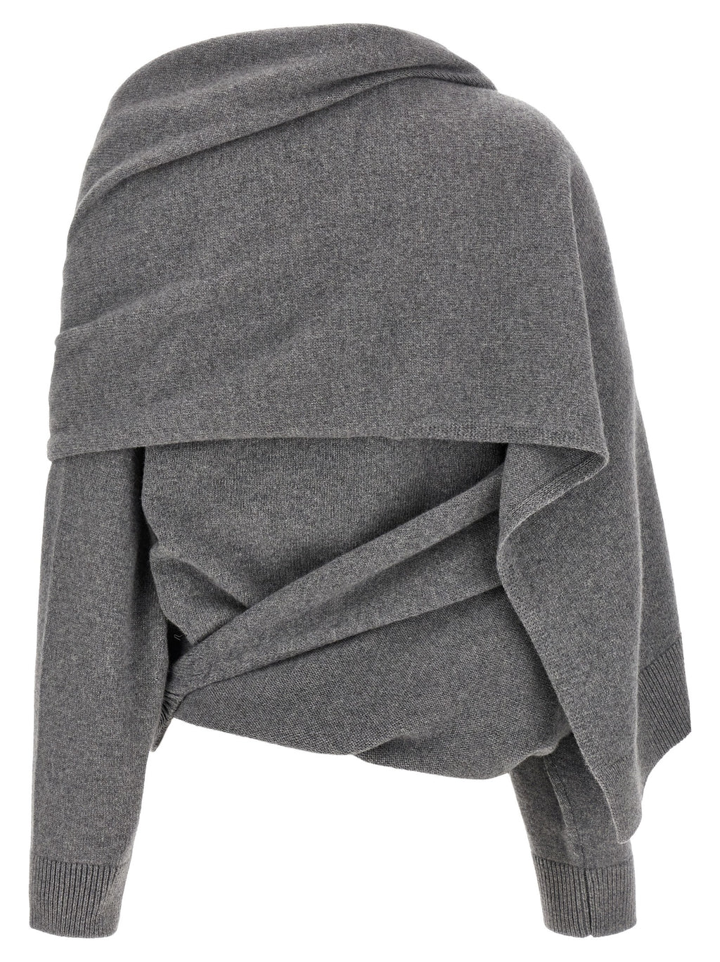 Armarium grauer Wollcardigan