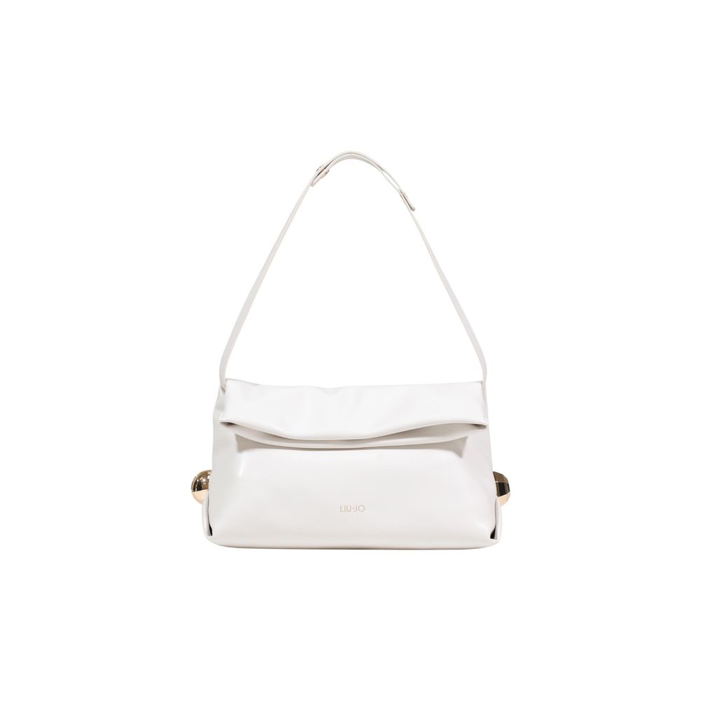 Liu Jo Clutch aus Polyethylen in Cremefarbe