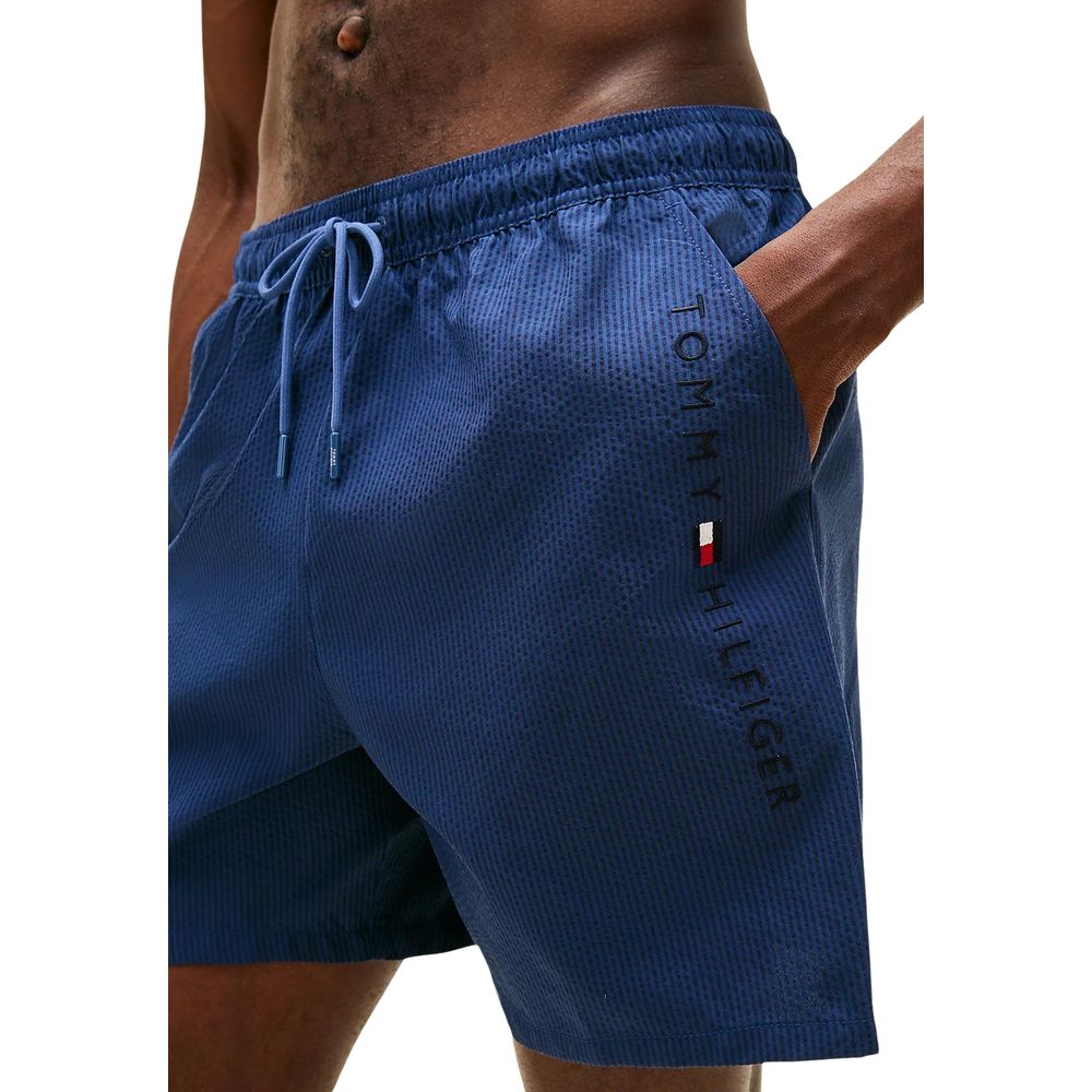 Tommy Hilfiger Badeshorts aus recyceltem Polyester in Blau