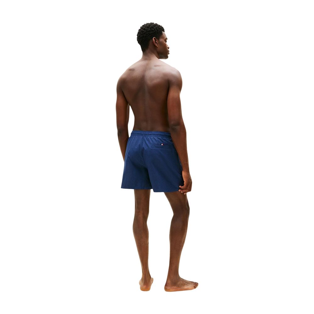 Tommy Hilfiger Badeshorts aus recyceltem Polyester in Blau