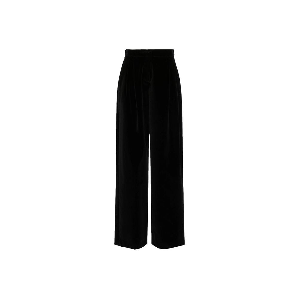 Max Mara Schwarze Baumwollhose