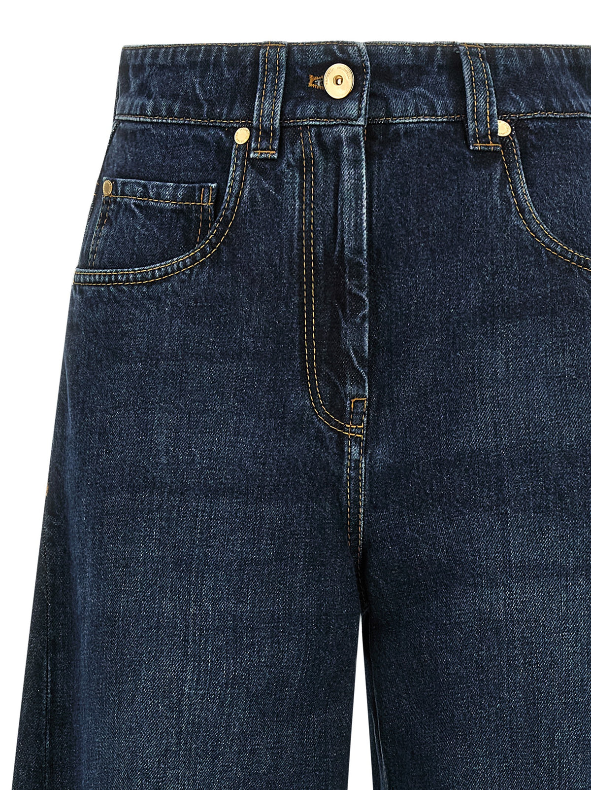 Brunello Cucinelli blaue Jeans aus Baumwolle