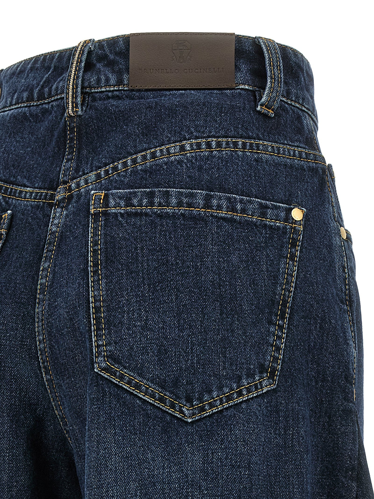 Brunello Cucinelli blaue Jeans aus Baumwolle