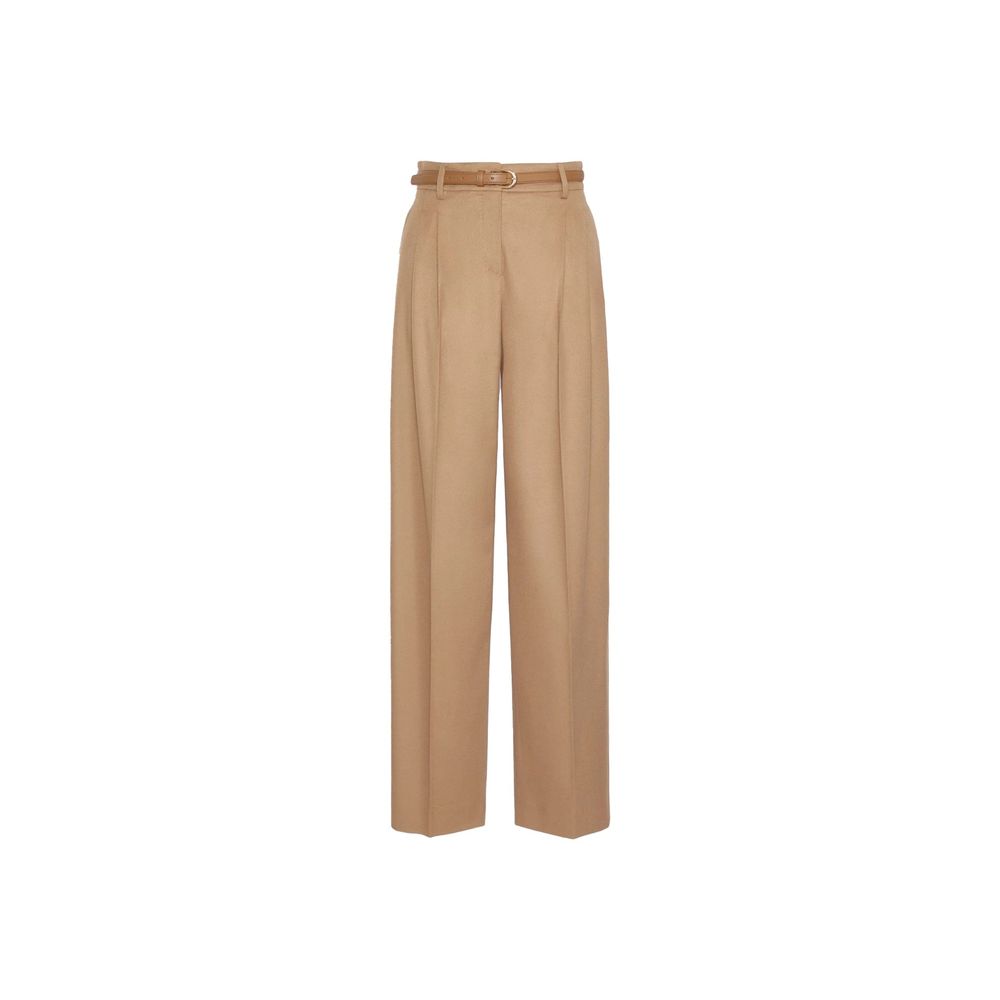Max Mara Brown Virgin Wool Pants