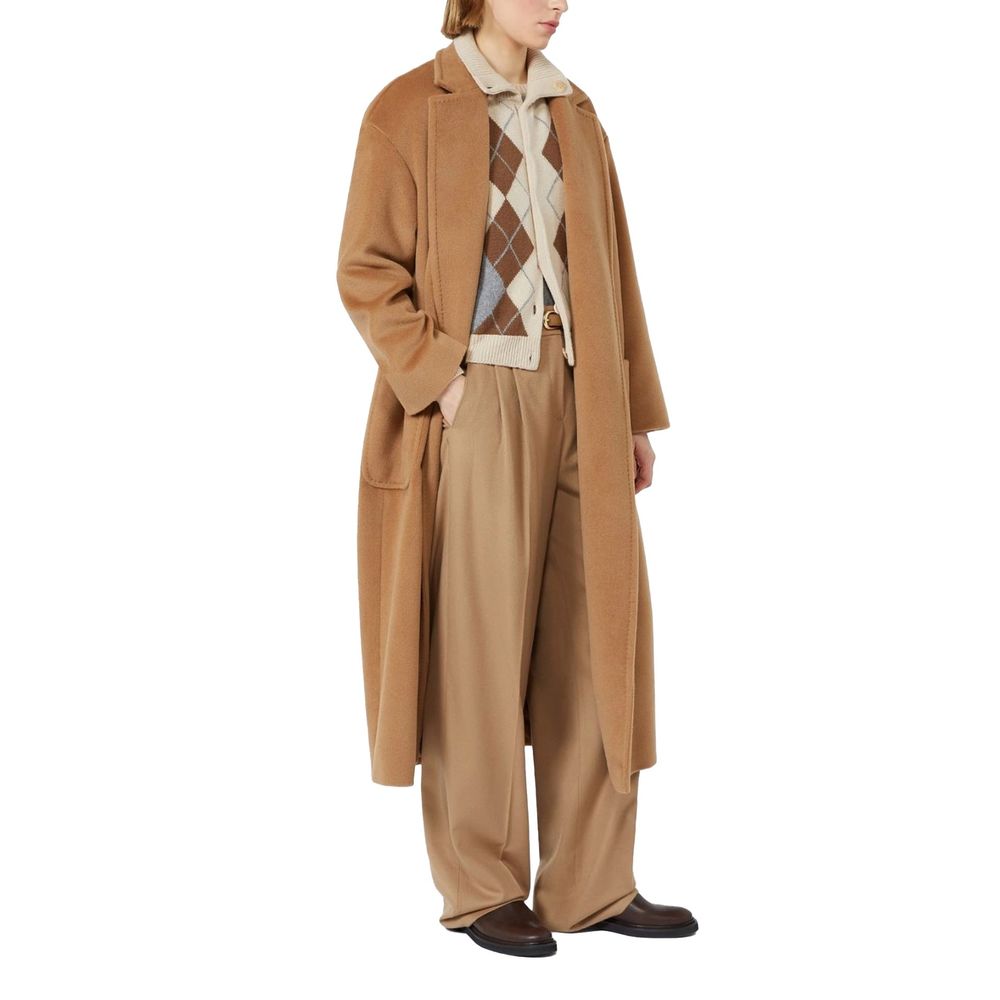 Max Mara Brown Virgin Wool Pants