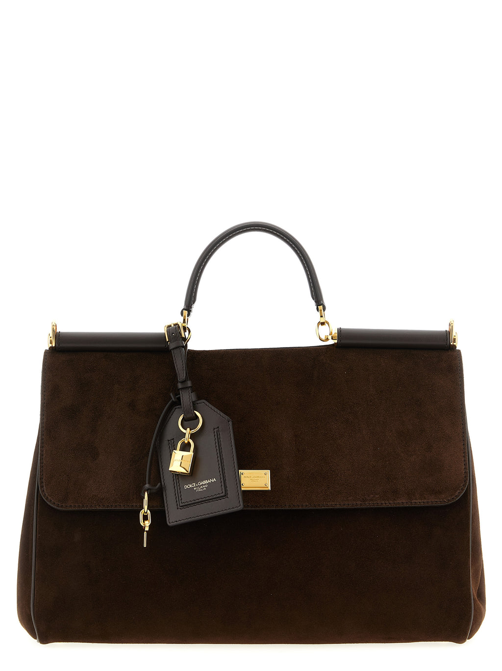 Dolce & Gabbana Braune PVC-Handtasche