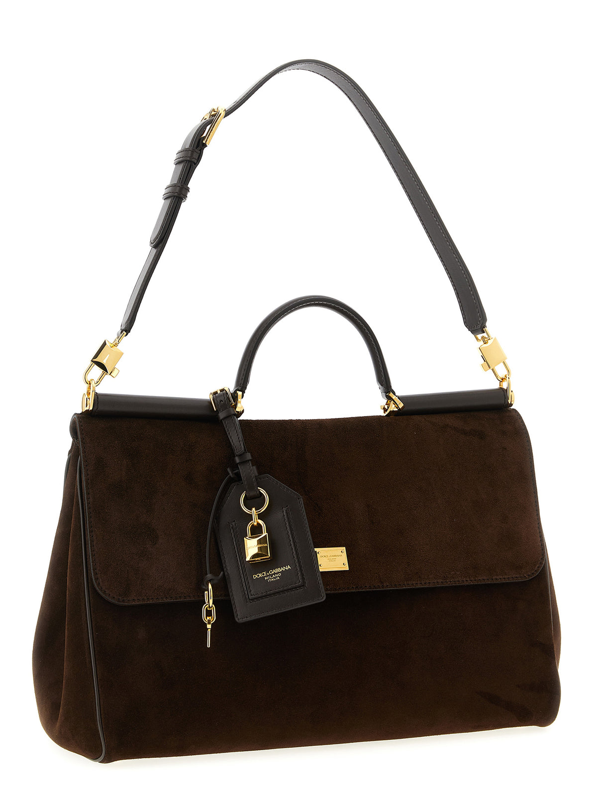 Dolce & Gabbana Braune PVC-Handtasche