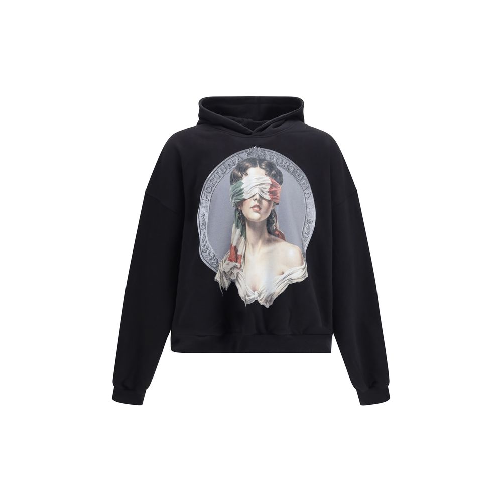 PDF Kanal Schwarzes Baumwoll-Sweatshirt