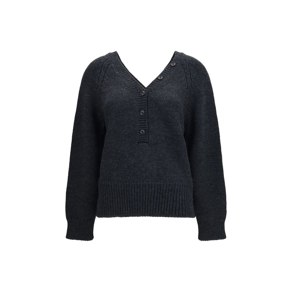 Our Legacy Grauer Woll-Oves-Aries-Cardigan