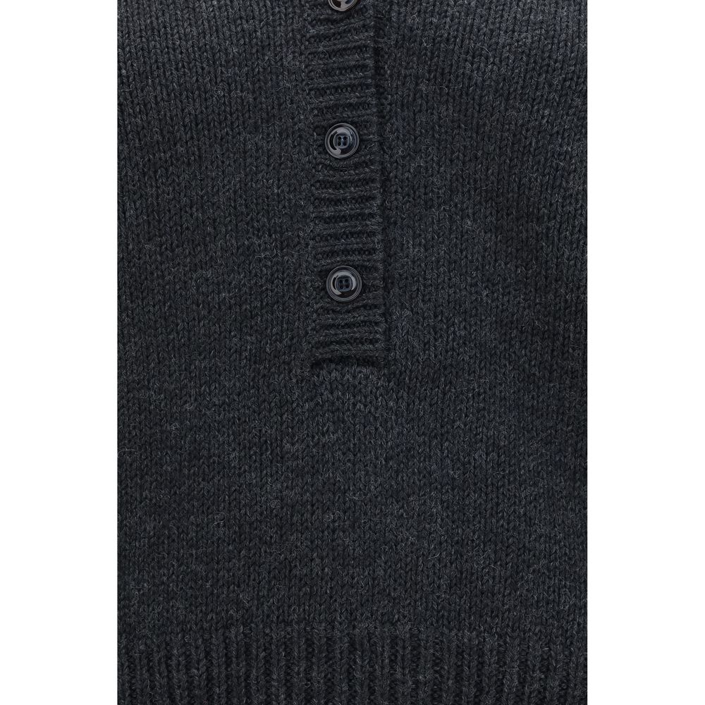 Our Legacy Grauer Woll-Oves-Aries-Cardigan
