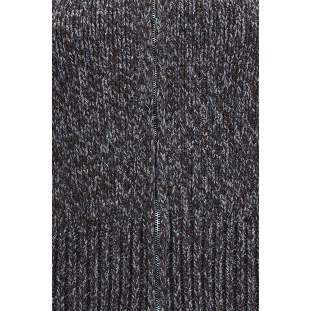 Our Legacy Graue Woll-Oves-Aries-Strickjacke
