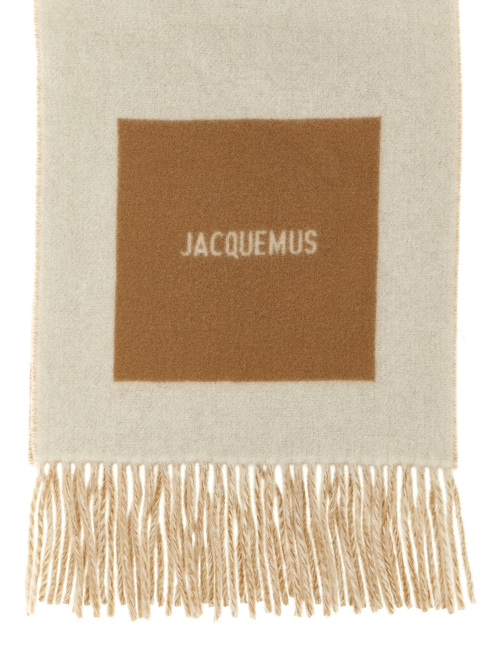 Jacquemus Foulard aus beiger Schurwolle