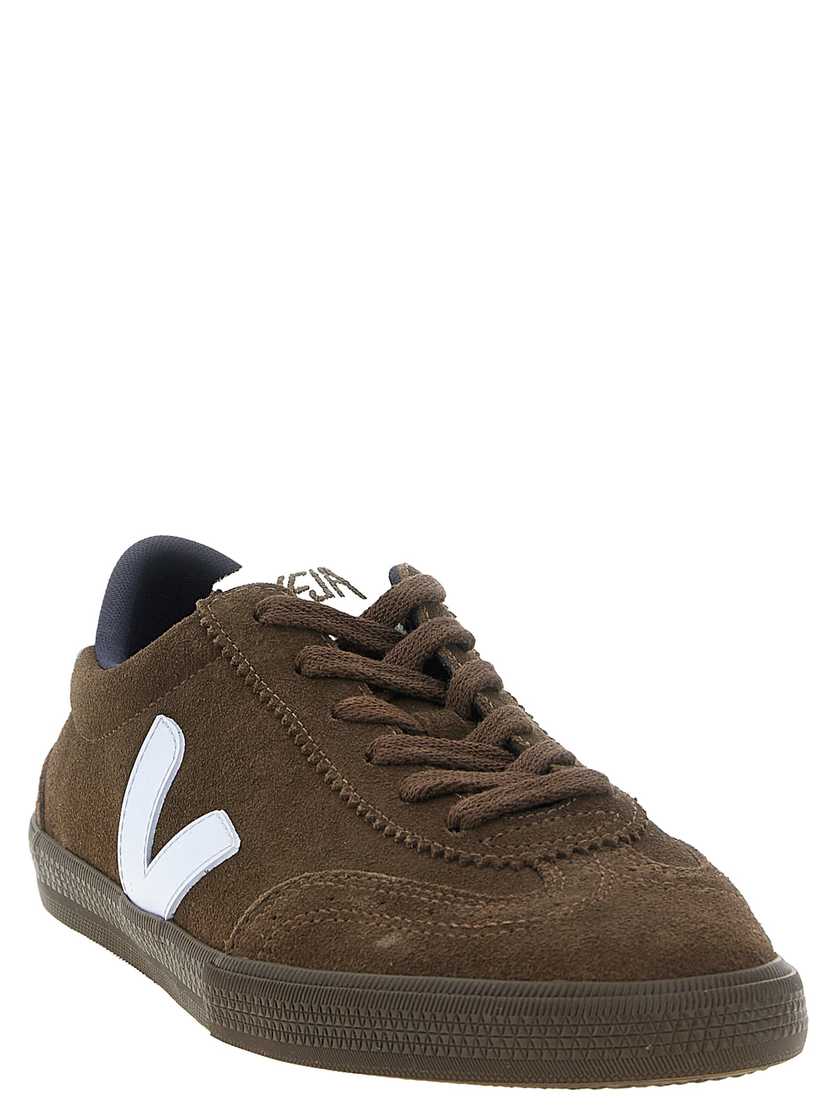 Veja Braune Kalbsleder-Sneaker