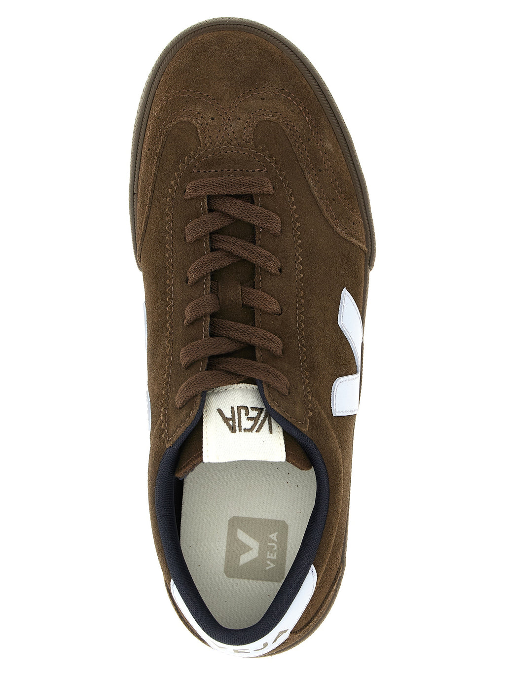 Veja Braune Kalbsleder-Sneaker