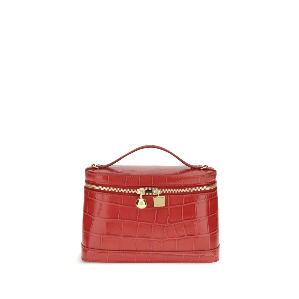 Jacquemus Rote Kalbslederhandtasche Bos Taurus