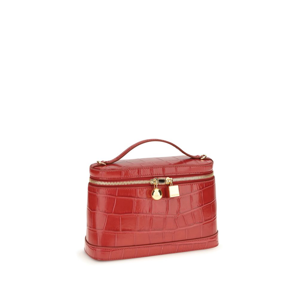 Jacquemus Rote Kalbslederhandtasche Bos Taurus