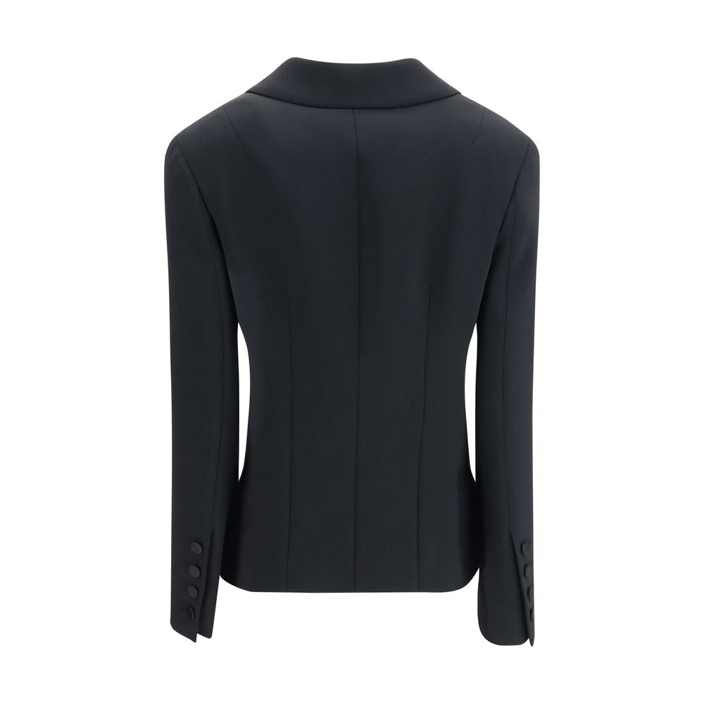 Ermanno Scervino Schwarzer Viskose-Blazer