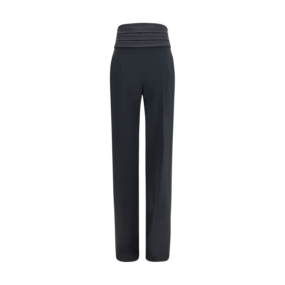 Ermanno Scervino Schwarze Freizeithose aus Viskose