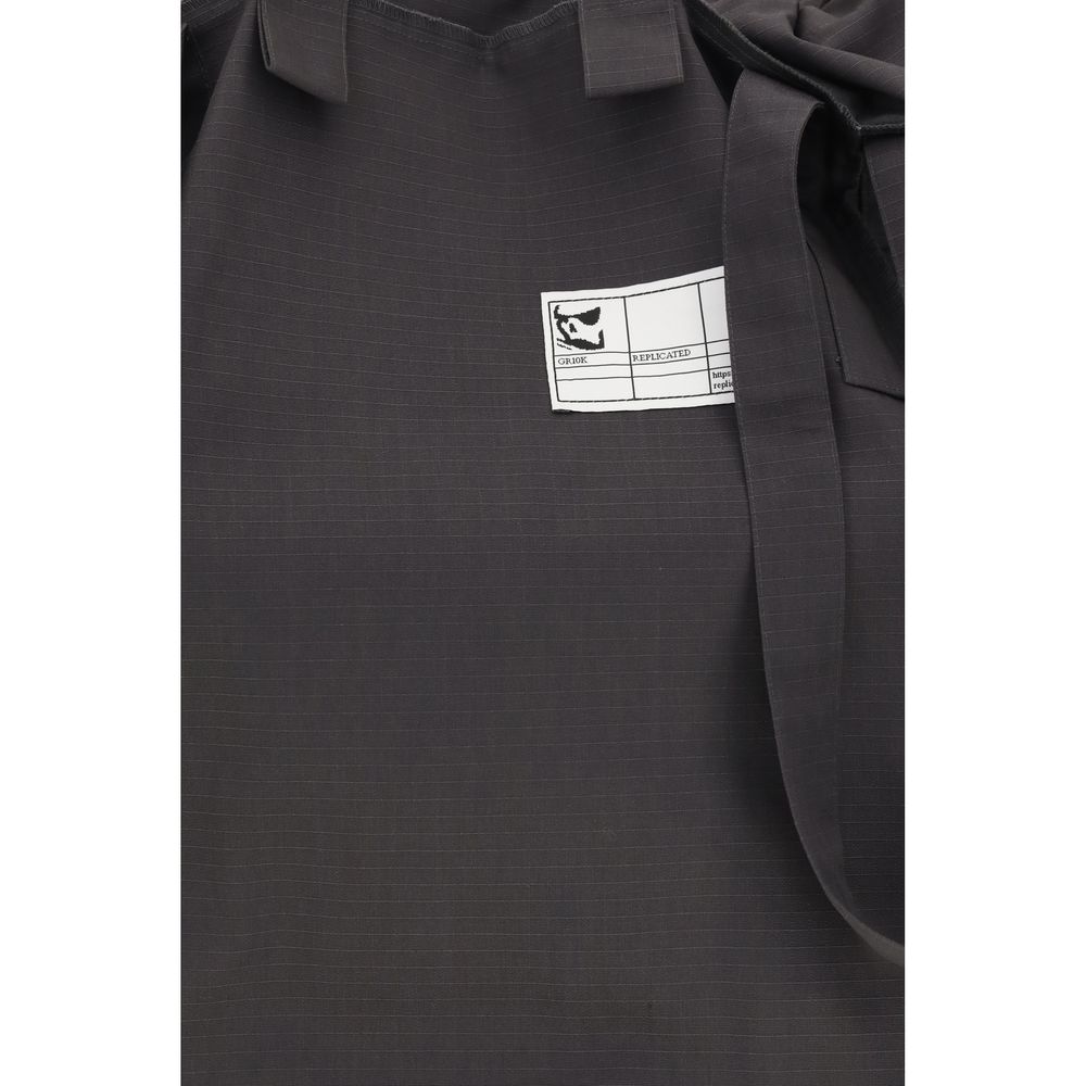 GR10K Graue Polyester Umhängetasche