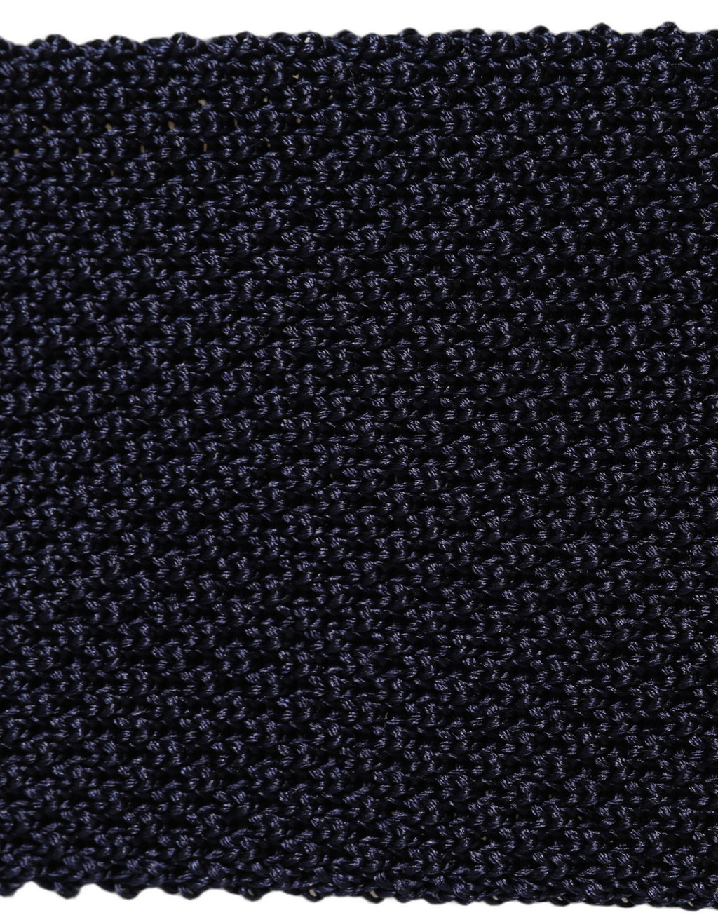Dolce & Gabbana Dark Blue Textured Knitted Adjustable Necktie Accessory Tie