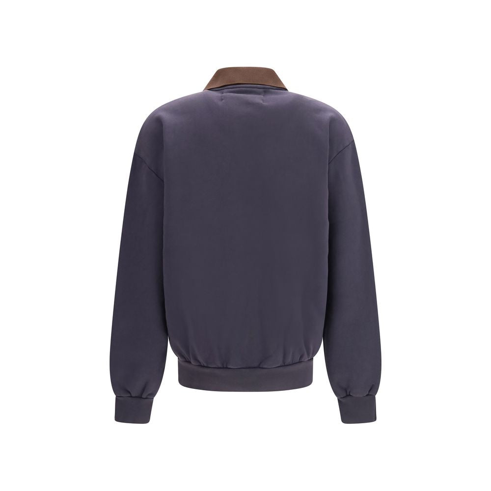 GR10K Blaues Baumwoll-Sweatshirt