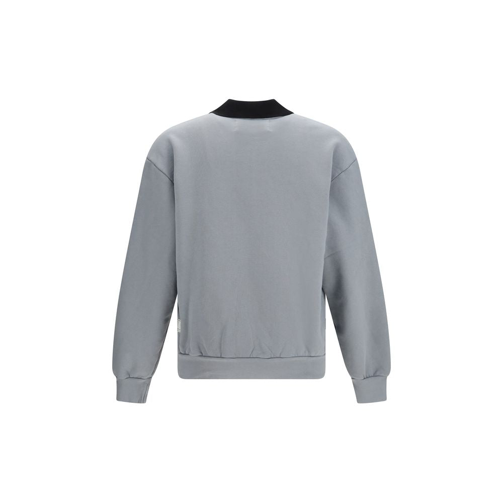 GR10K Graues Baumwoll-Sweatshirt