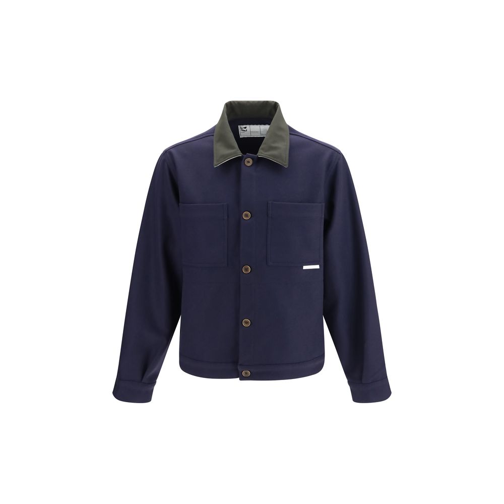 GR10K blaue Wolljacke Oves Aries