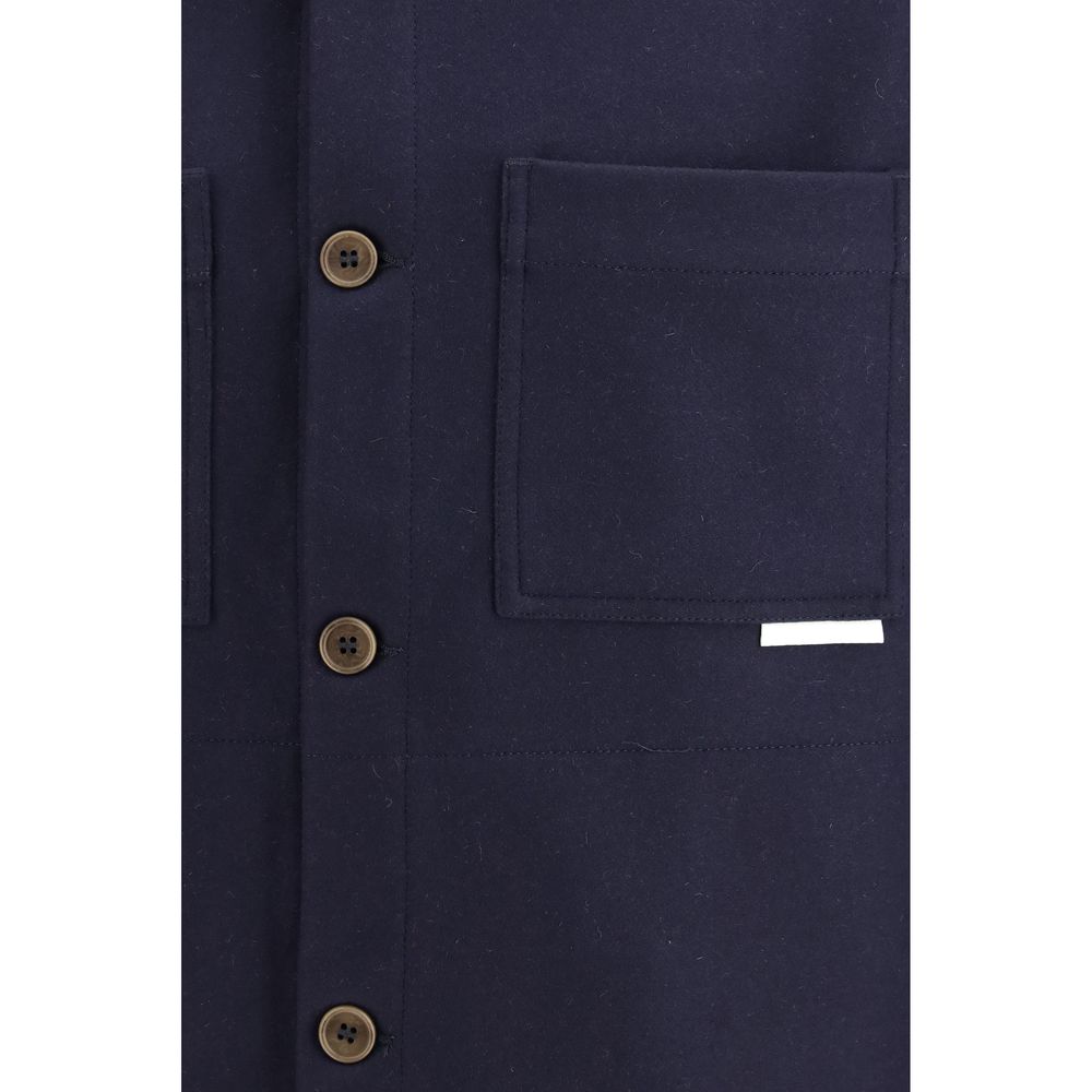 GR10K blaue Wolljacke Oves Aries
