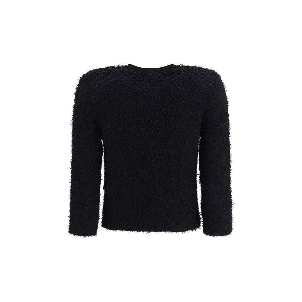 Balmain Schwarze Jacke aus Viskose
