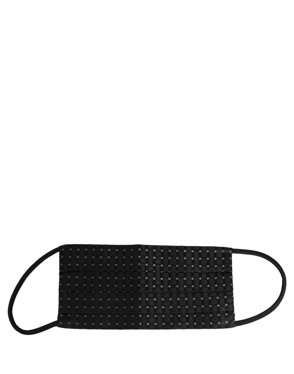 Dolce & Gabbana Gelbe DG CASA Logo Elastische Ohrschlaufe Herren Gesichtsmaske