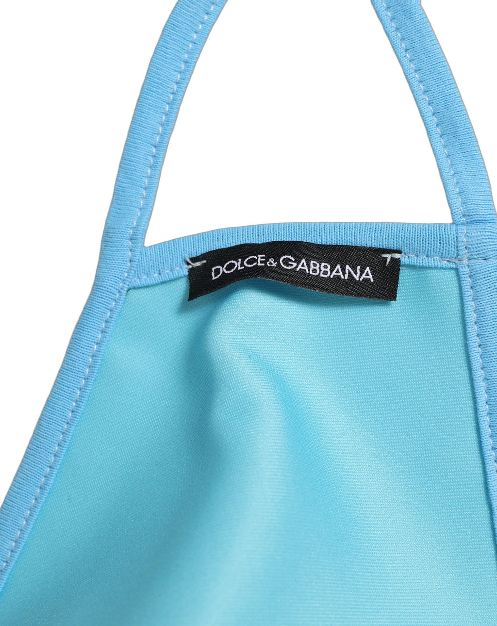 Dolce & Gabbana Blaue Polyester DG CASA Logo Elastischer Ohrriemen Mundschutz