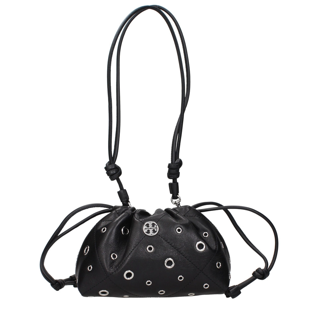 Tory Burch Umhängetasche aus schwarzem Leder