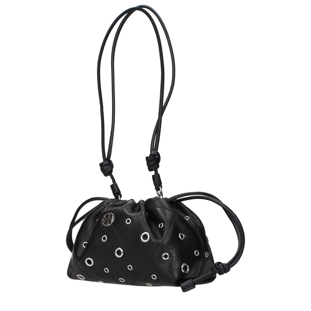 Tory Burch Umhängetasche aus schwarzem Leder
