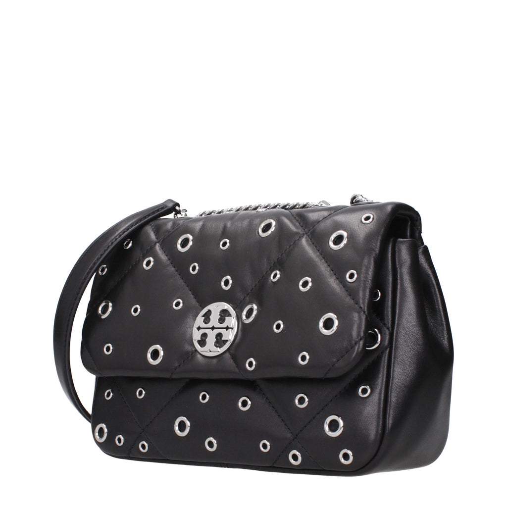 Tory Burch Umhängetasche aus schwarzem Leder