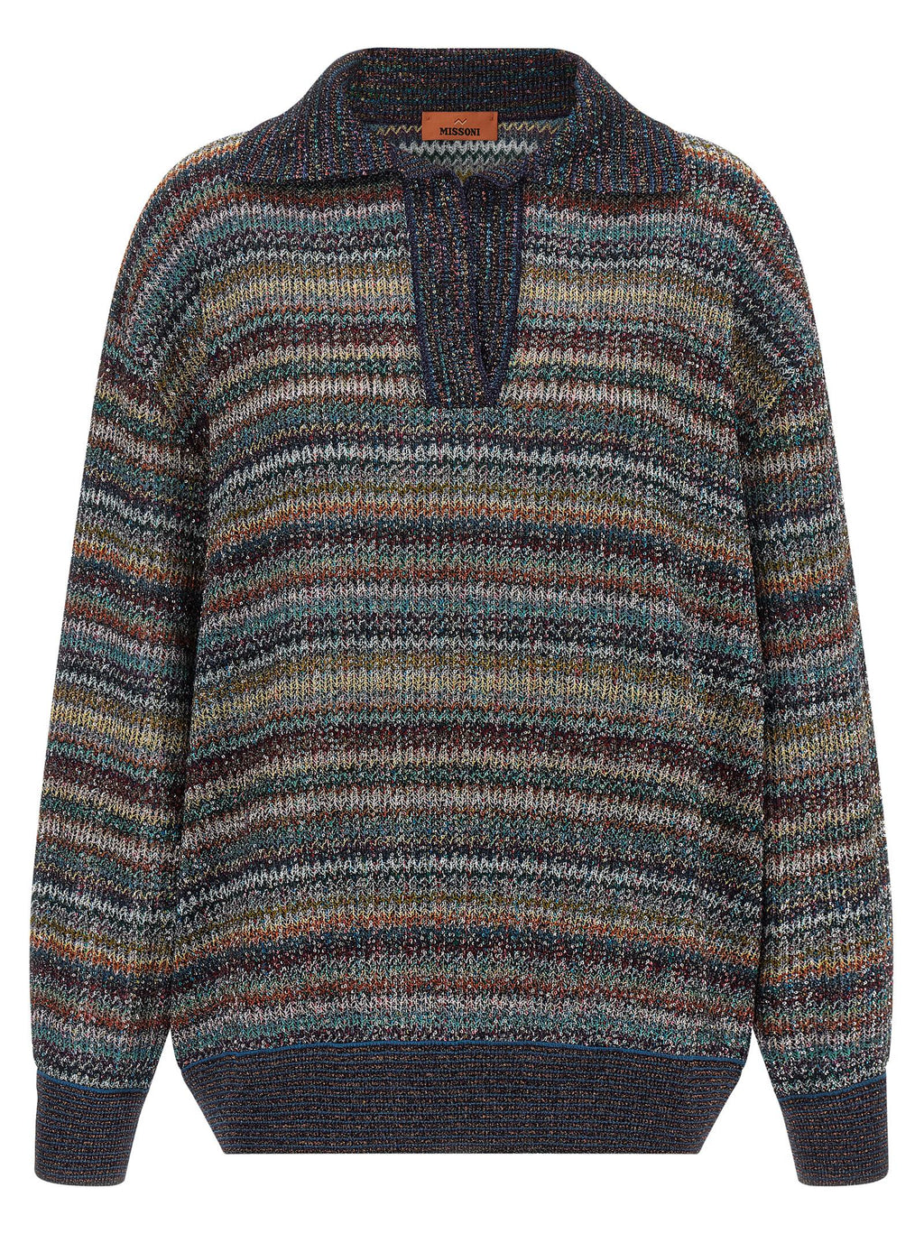 Missoni Multicolor Viscose Polo Shirt