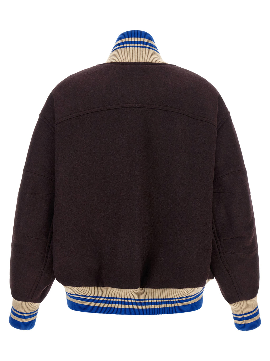 Dries Van Noten Purple Wool Bomber